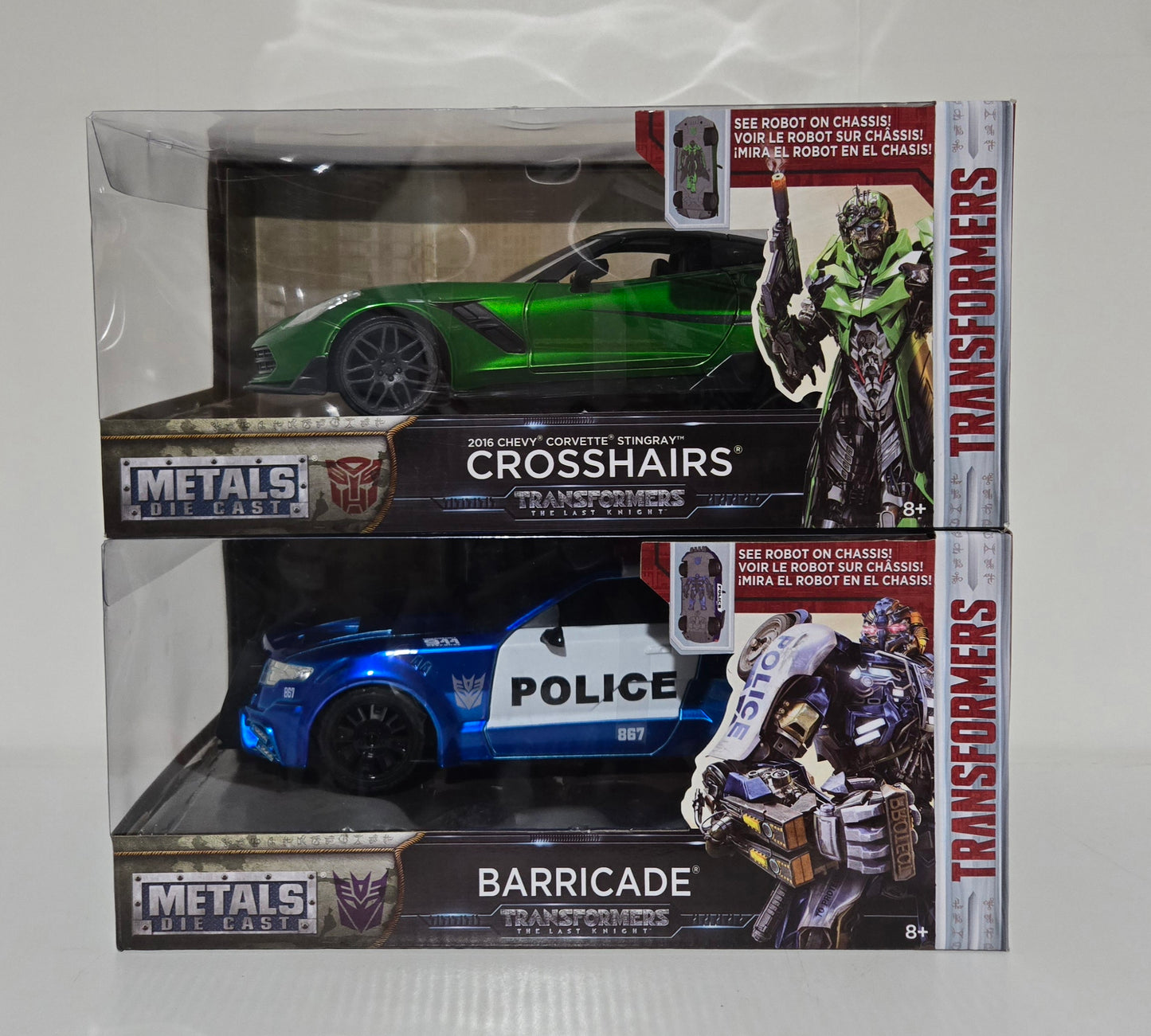 Transformers Die-Cast - Crosshairs & Barricade du0