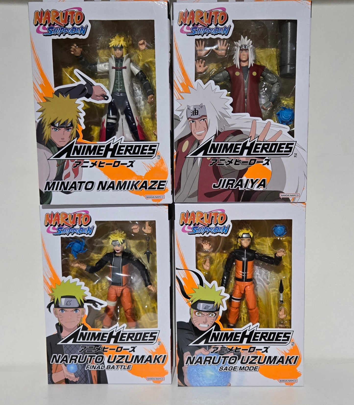 Naruto Shippuden Action Figure quad set