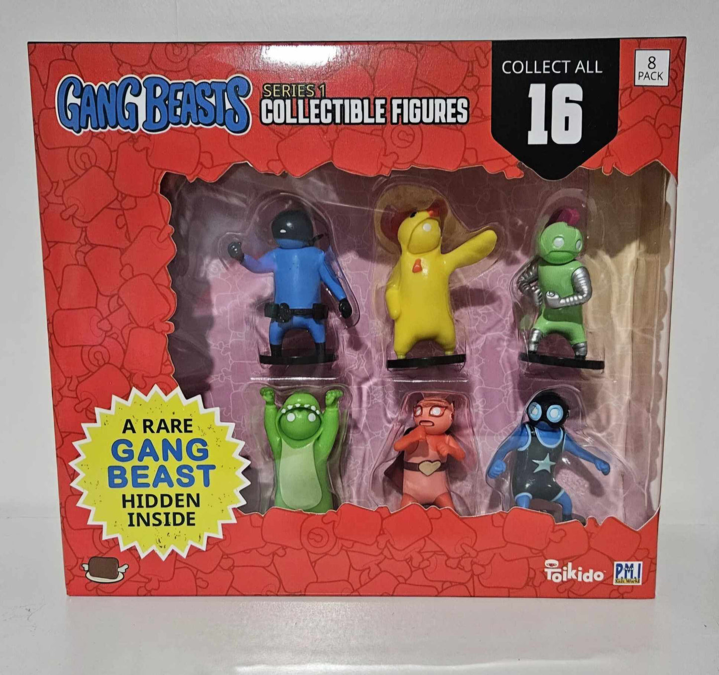 Series 1 - Gang Beasts x2 8 Pack Collectible Deluxe Figures Fullset 16 Pack