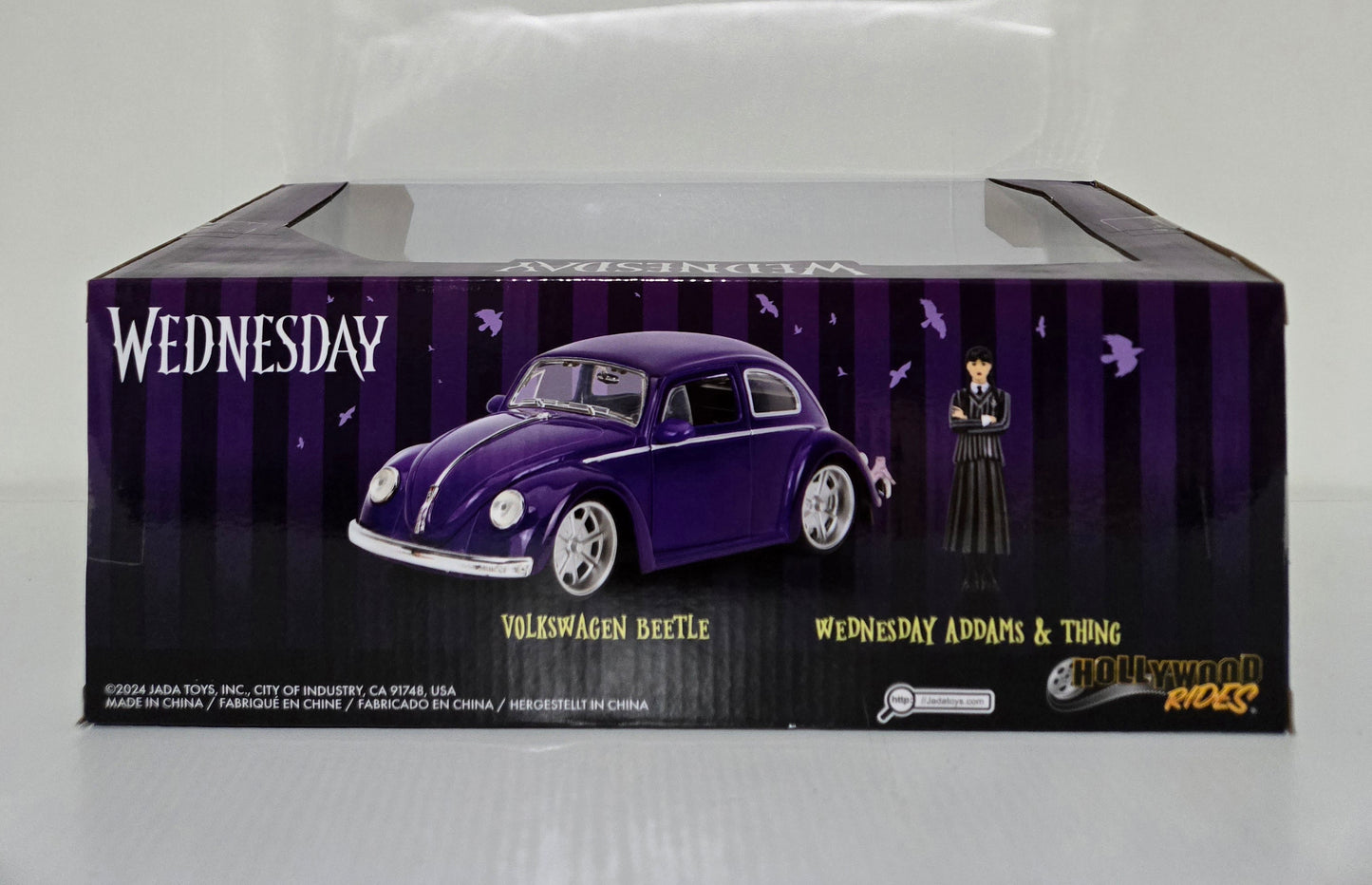 Jada Toys - Wednesday Addams Volkswagen Beetle Die-Cast Set