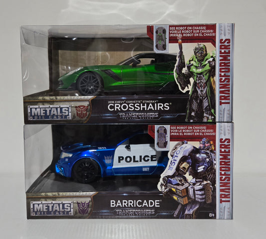 Transformers Die-Cast - Crosshairs & Barricade du0