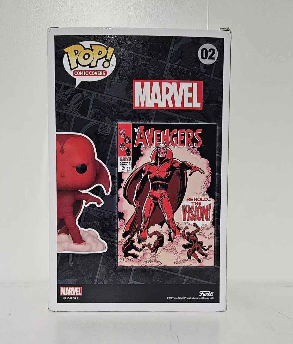 Marvel Comic Covers Funko Pop - Vision - Avengers #57 - No. 02