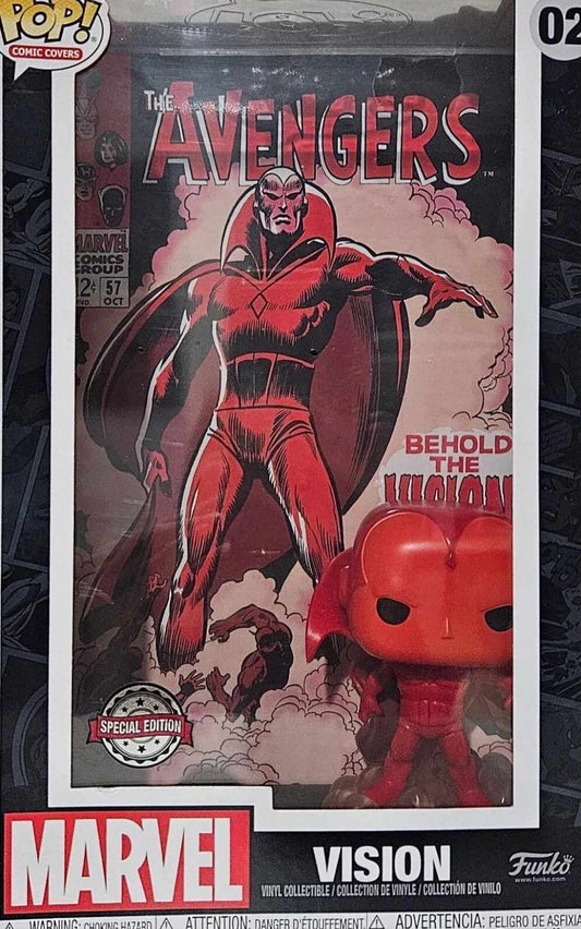 Marvel Comic Covers Funko Pop - Vision - Avengers #57 - No. 02