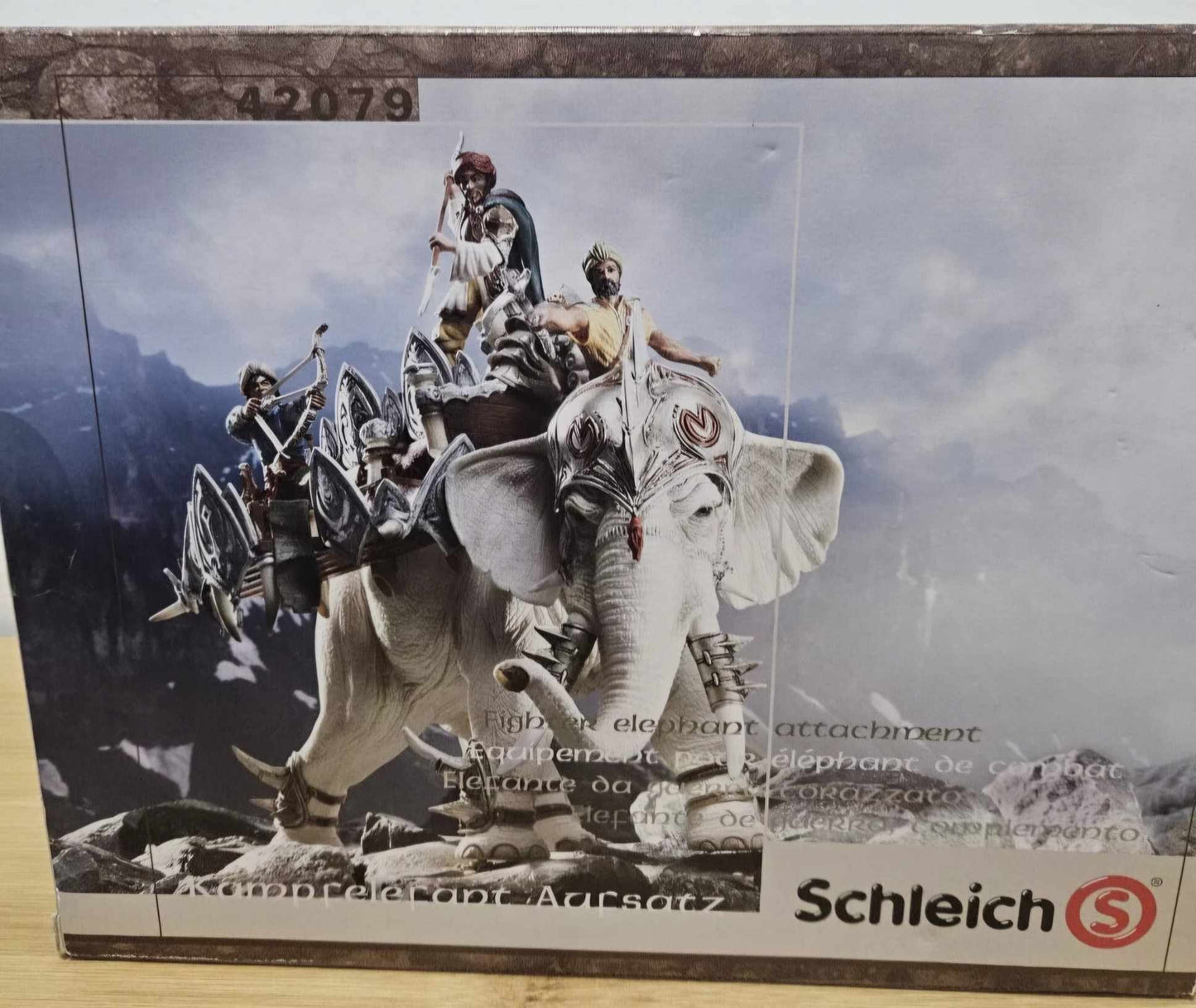 Schleich Combat Elephant Attachment Fighters 42079 Retired