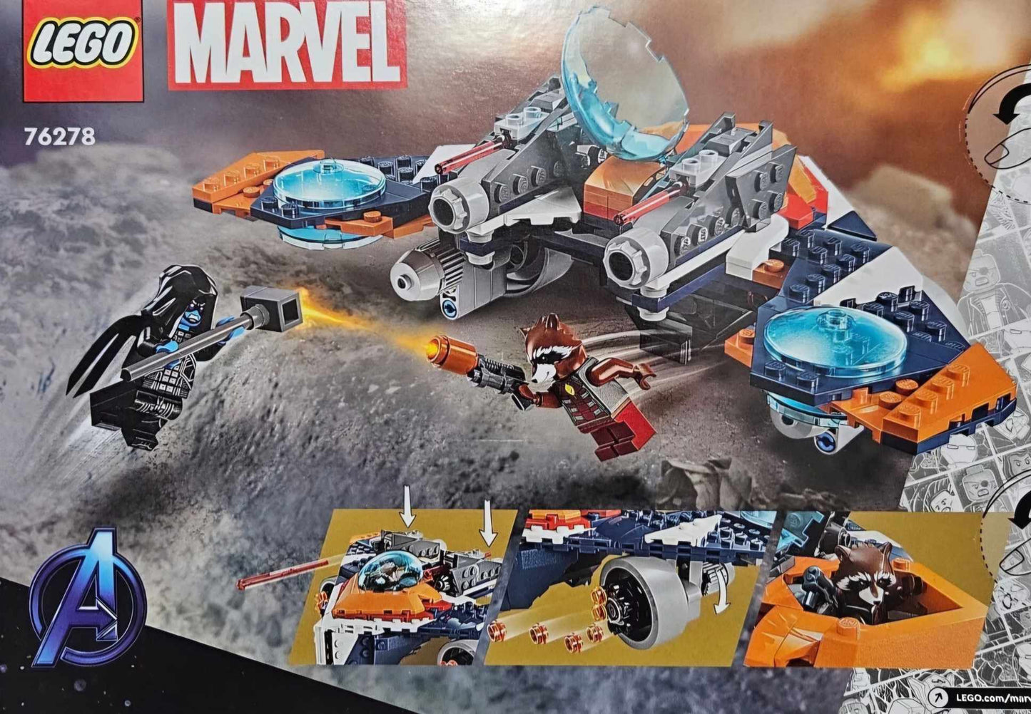 LEGO Marvel - Rocket's Warbird vs. Ronan (76278)