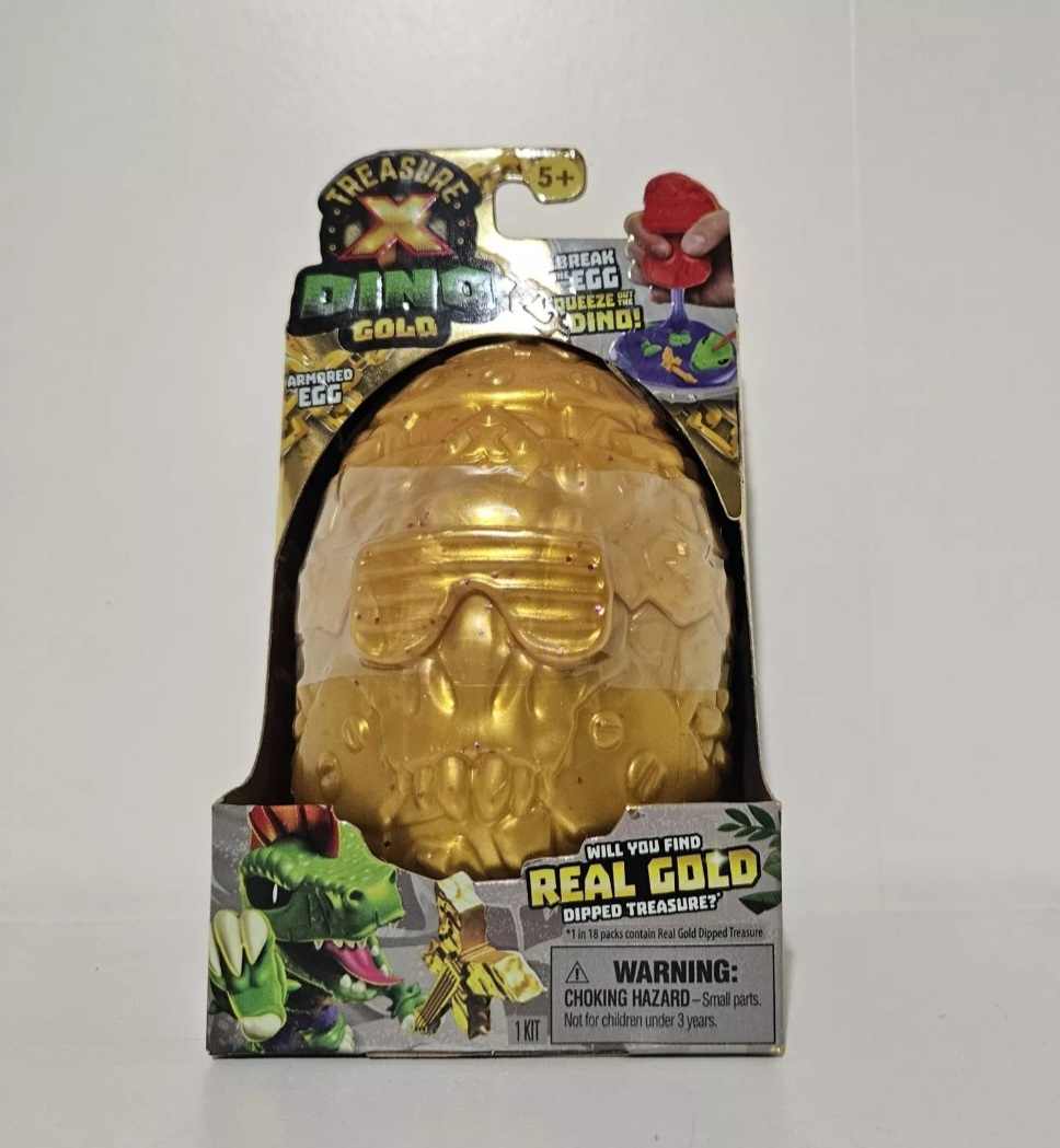 Treasure X Dino Gold Armored Egg Mystery Pack From Moose Toys