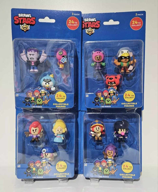 Series 1 Brawl Stars x4 3 Pack Figures  New Toy Figures 12 Figures