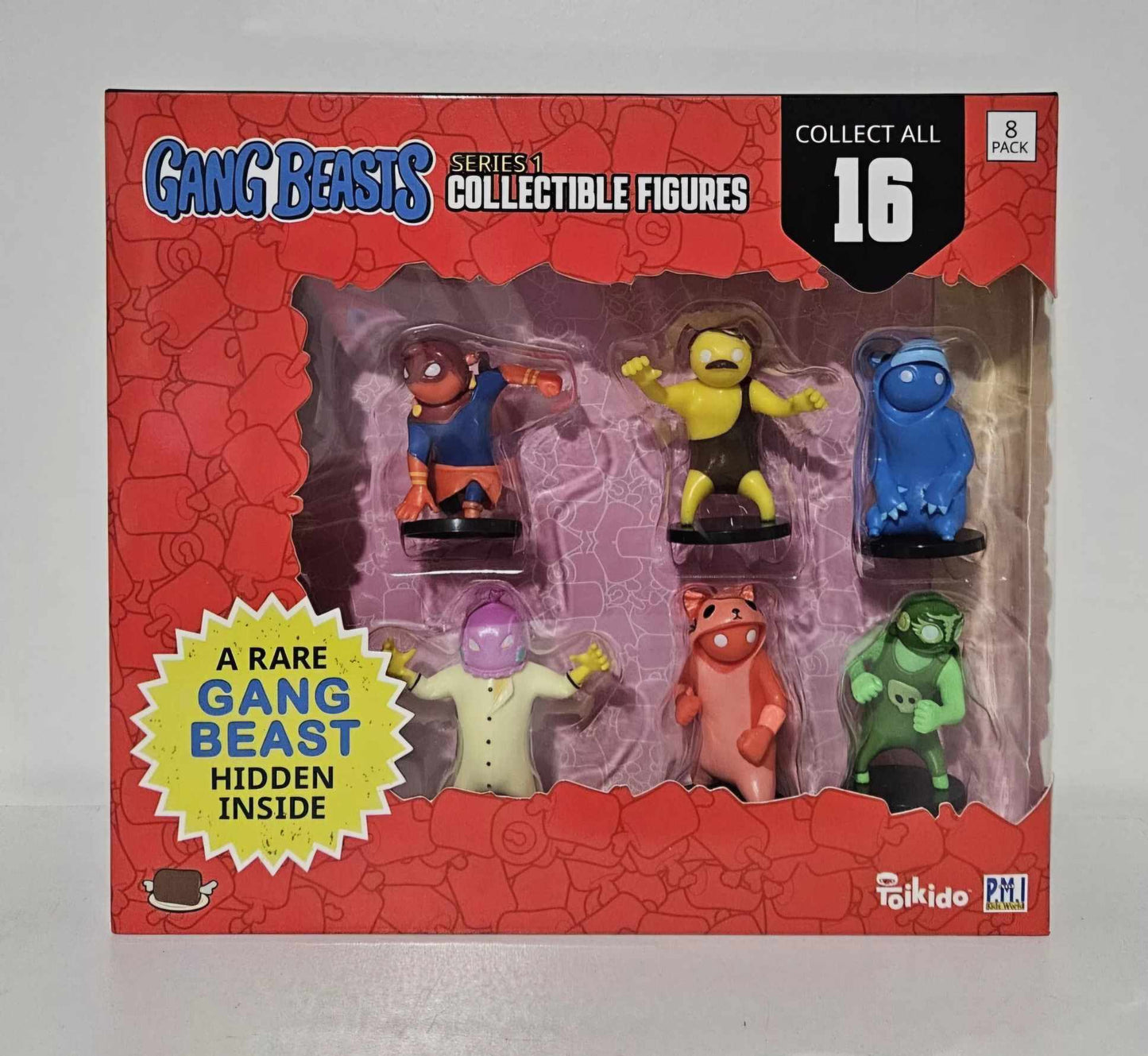 Series 1 - Gang Beasts x2 8 Pack Collectible Deluxe Figures Fullset 16 Pack