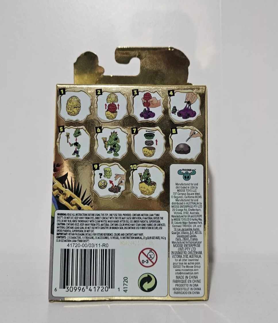 Treasure X Dino Gold Armored Egg Mystery Pack From Moose Toys