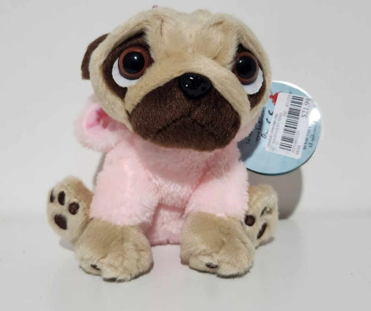 Pugsley & Friends Pug Dog Soft Plush Toys 20cm tall