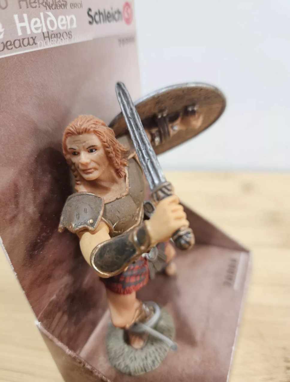 Schleich 70066 Heroes Feared Warrior from North rare hero history figure toy