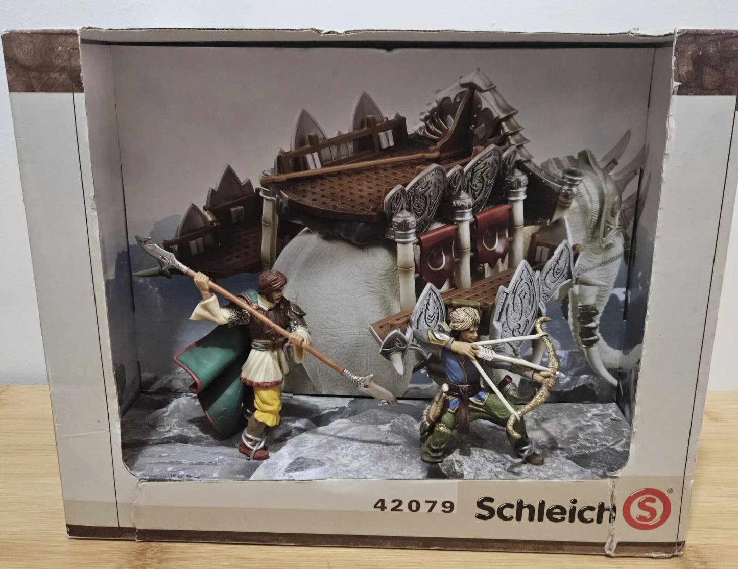Schleich Combat Elephant Attachment Fighters 42079 Retired