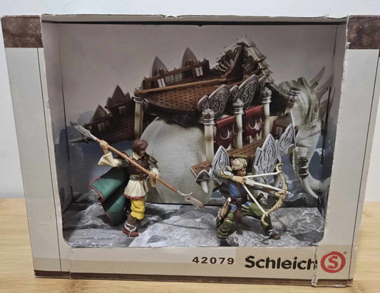 Schleich Combat Elephant Attachment Fighters 42079 Retired