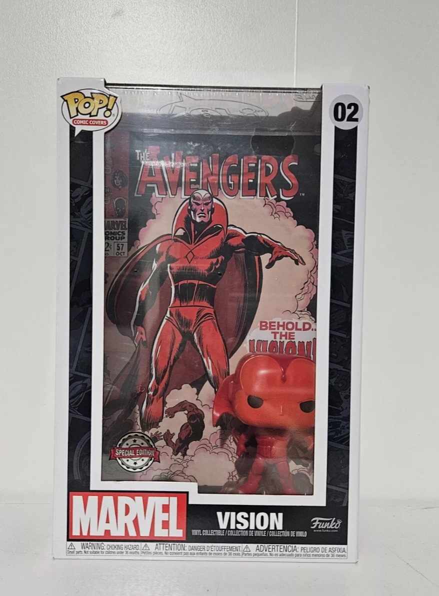 Marvel Comic Covers Funko Pop - Vision - Avengers #57 - No. 02