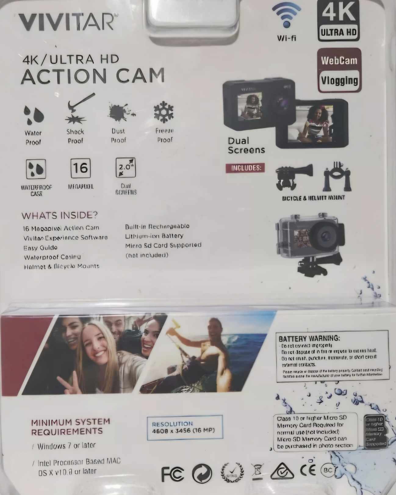 Vivitarar 4k Ultra Hd Action Camera