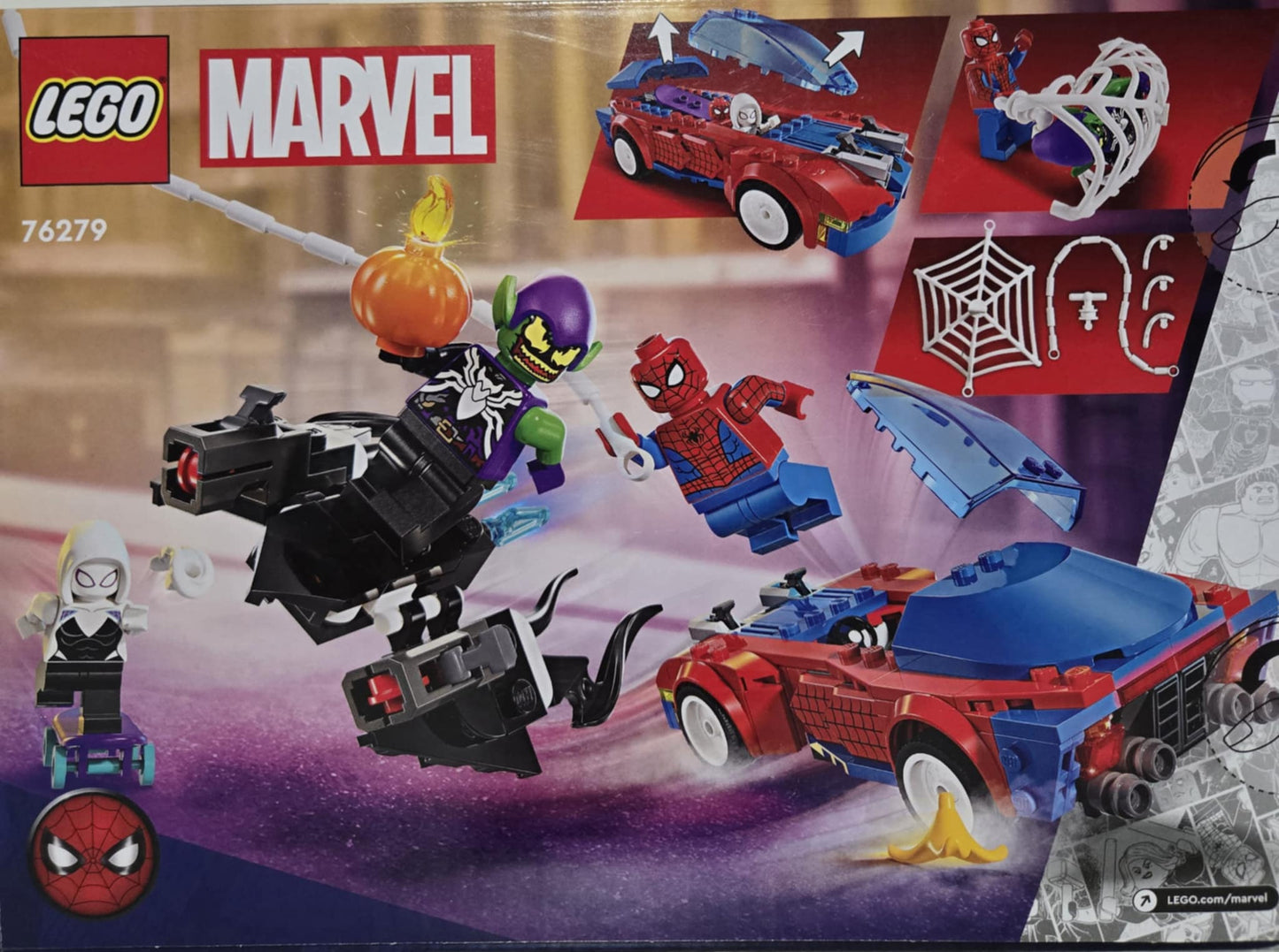 LEGO® Marvel Spider-Man Race Car &amp; Venom Green Goblin (76279)
